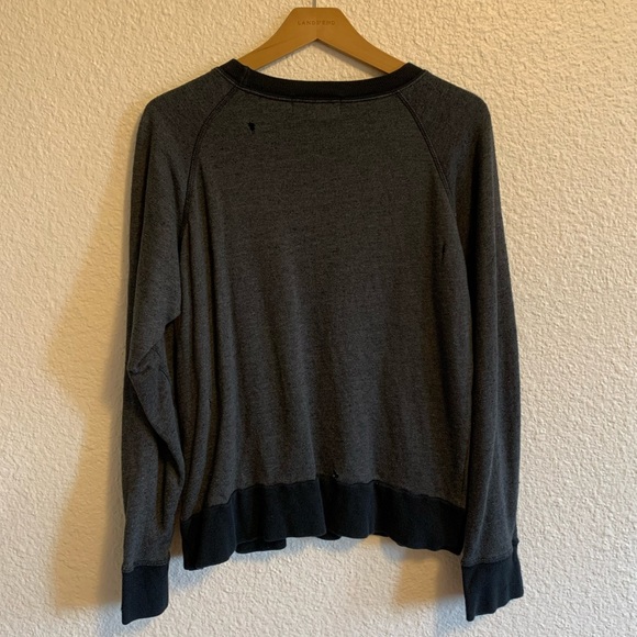 RARE Wildfox Loser Paint Drip Distressed Rainbow Graphic Sweatshirt Women’s S - Picture 3 of 6